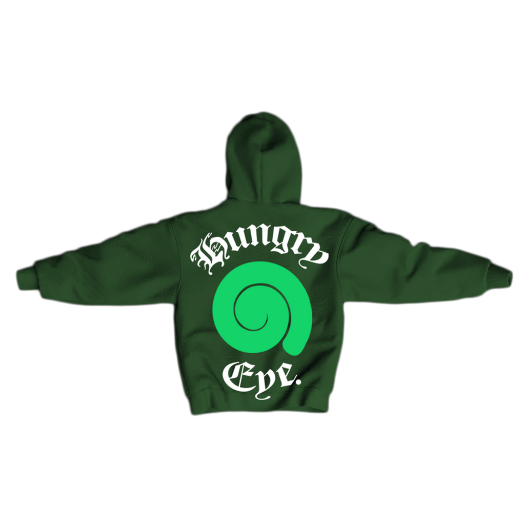 HUNGRY EYE OLD ENGLISH SWIRL HOODIE
